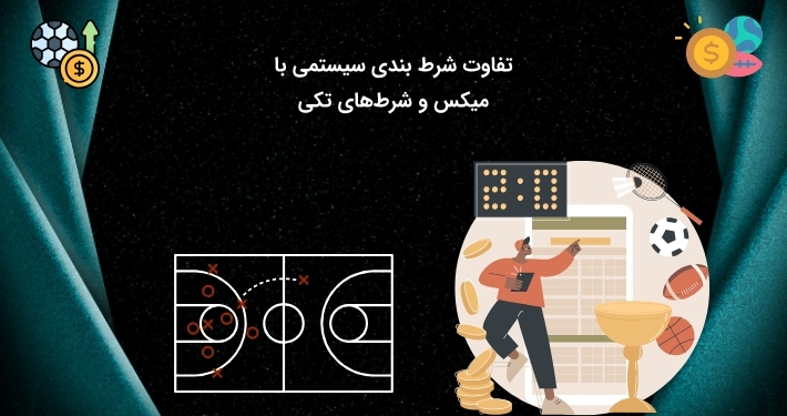 مقایسه شرط بندی سیستمی، میکس و تکی