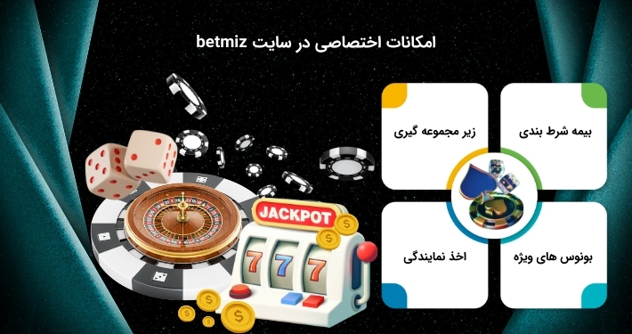 قابلیت های ویژه سایت شرط بندی بت میز